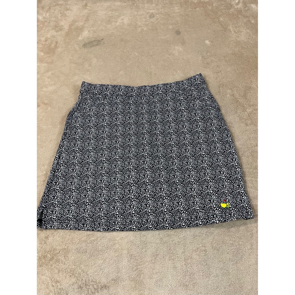 Magnolia Lane Tech Masters Golf Skort Women's Medium Black Polyester EUC